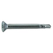 SABERDRIVE Self-Drilling Screw, 1/4" x 2-1/2 in, Zinc Plated Steel Torx Drive, 49 PK 52598